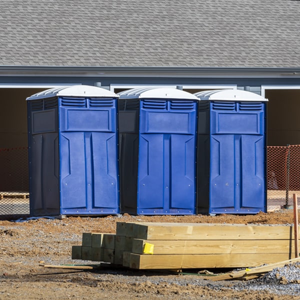 what is the maximum capacity for a single porta potty in Reynoldsville Pennsylvania